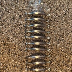 Set of Silver Cabinet Handles